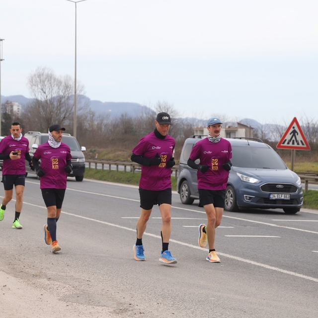 Ordu'da 52 kilometrelik koşu gerçekleştirildi
