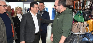 Tütüncü, Muratpaşa'da esnafı ziyaret etti