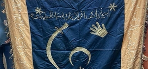 Kayıp Osmanlı sancağı Hadim'e getirildi 