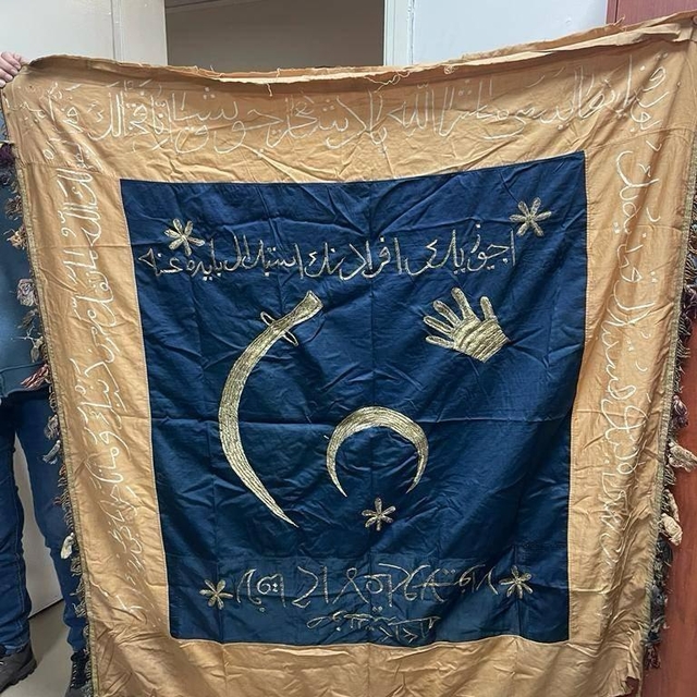 Kayıp Osmanlı sancağı Hadim'e getirildi