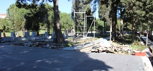Gelibolu Şehitliği'nde onarım çalışmaları sürüyor