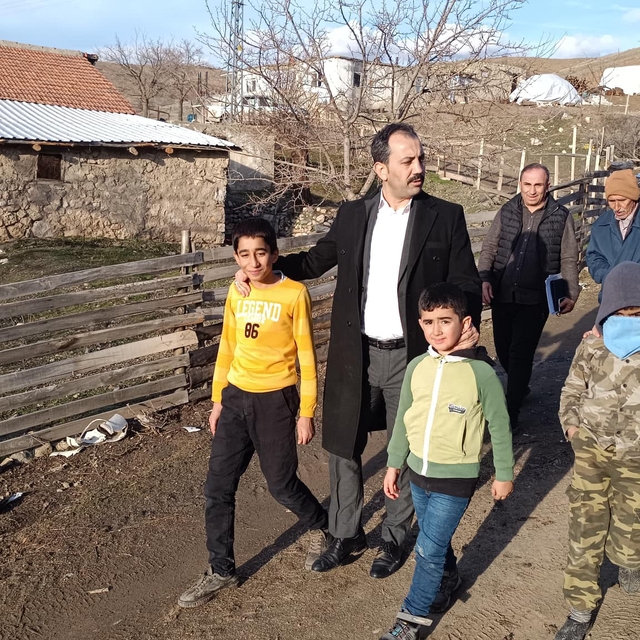 Baskil Kaymakamı Kundakçı'dan köy ziyareti