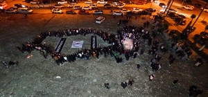 Hatay'da yıkılan Eda Apartmanı önünde anma etkinliği düzenlendi