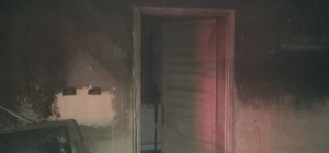 Adana'da tek katlı evde çıkan yangın hasara neden oldu