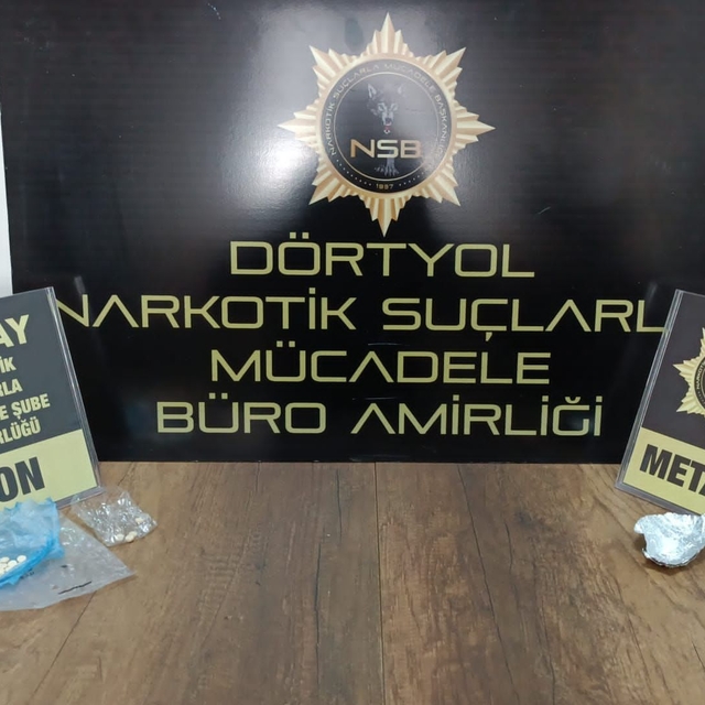 Hatay'da uyuşturucu operasyonunda 2 şüpheli tutuklandı