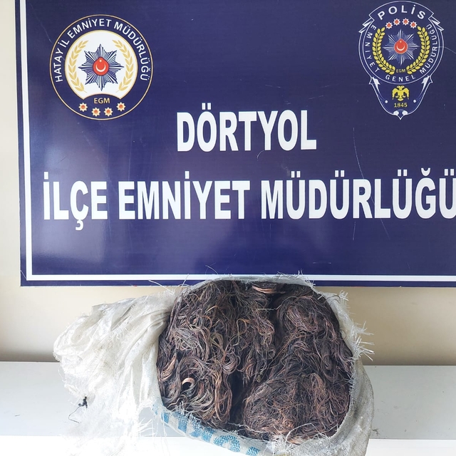 Hatay'da kablo hırsızlığı iddiasıyla 1 şüpheli tutuklandı