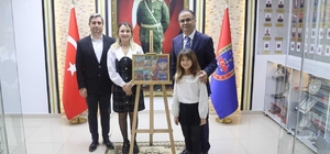 İzmirli Eylül, jandarma temalı resim yarışmasında Türkiye birincisi oldu