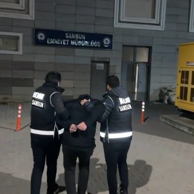 Samsun'da 18 yıl kesinleşmiş hapis cezası bulunan firari yakalandı