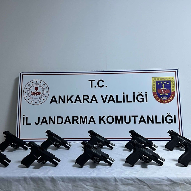 Adana'dan Ankara'ya kargo ile ruhsatsız silah getirten şüpheli yakalandı