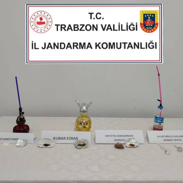 Trabzon'daki uyuşturucu operasyonunda 1 kişi gözaltına alındı