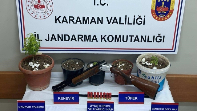 Karaman'da uyuşturucu operasyonunda 1 şüpheli yakalandı