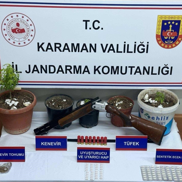 Karaman'da uyuşturucu operasyonunda 1 şüpheli yakalandı
