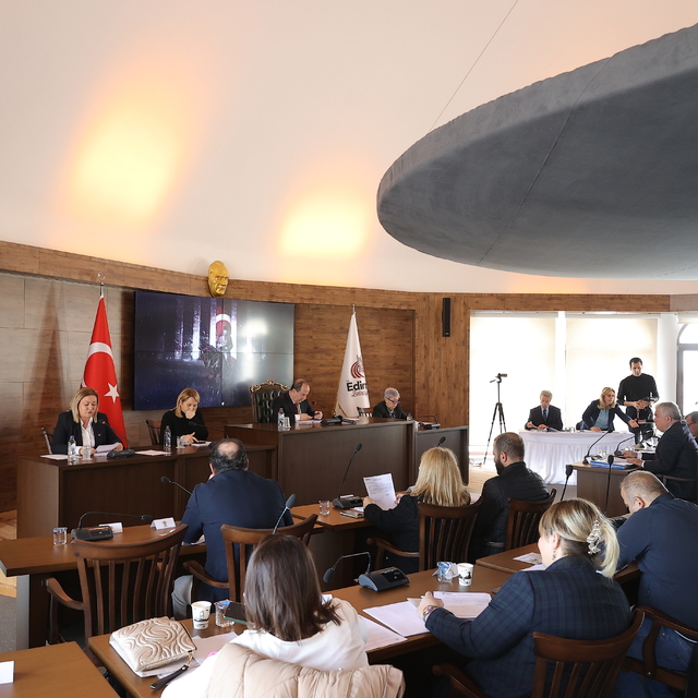 Edirne Belediye Meclisi toplandı