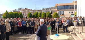 Zonguldak'ta yaşamını yitiren adliye personeli için tören düzenlendi