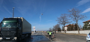 Yozgat'ta cayrokopter destekli trafik denetimi yapıldı