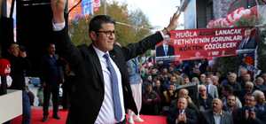 Muğla Büyükşehir Belediye Başkan adayı Ayaydın, Fethiye'de SKM açılışına ka...