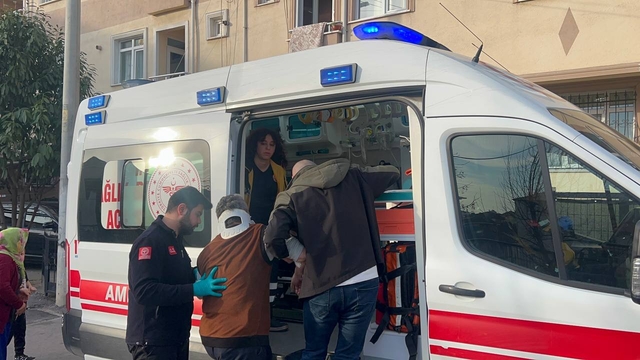 Kocaeli'de evinde düşen kişi yaralandı