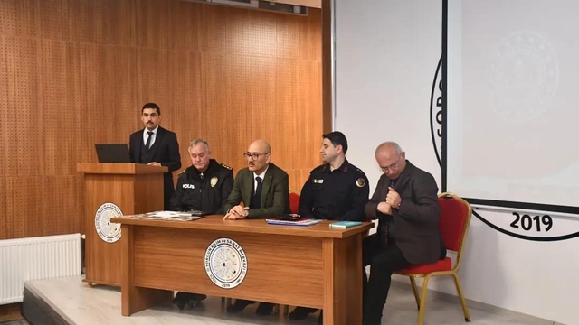 Sorgun'da okul güvenliği toplantısı yapıldı