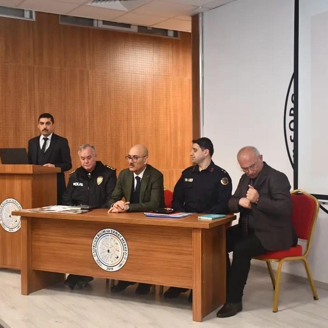 Sorgun'da okul güvenliği toplantısı yapıldı