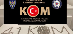 Kocaeli'de 264 sikke ile yüzük ele geçirildi