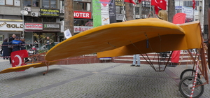 Edremit halkının 1914 yılında satın alarak Kudüs'e gönderdiği uçağın prototipi ilçede sergilenecek