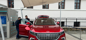 Türkiye'nin yerli otomobili Togg, Tunceli'de tanıtıldı