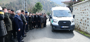 Kıbrıs gazisi Ahmet Kırcı, Trabzon'da son yolculuğuna uğurlandı