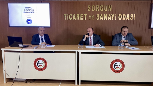 Sorgun'da TSO üyelerine enflasyon muhasebesi anlatıldı