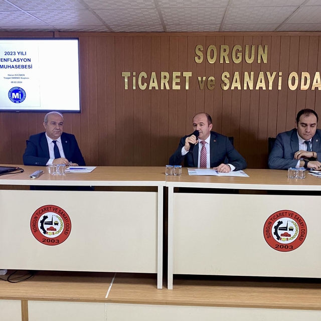 Sorgun'da TSO üyelerine enflasyon muhasebesi anlatıldı