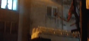 Muğla'da yıldırım düşen apartmanın çatısında yangın çıktı