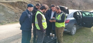 Niksar'da heyelan oluşan Günebakan köyünde risk haritası çıkarılıyor