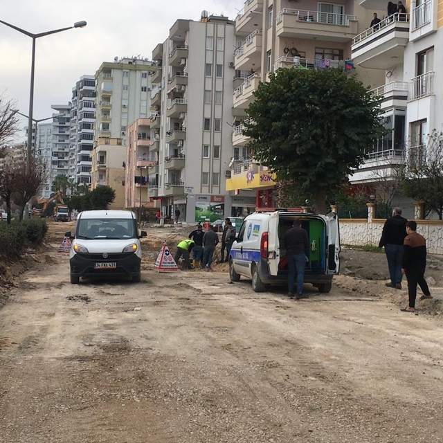 Mersin'de doğal gaz hattında oluşan sızıntı onarıldı