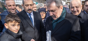 BBP Genel Başkanı Destici, Gölbaşı'nda esnaf ve vatandaşlarla bir araya gel...