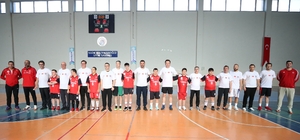 Çanakkale'de Down Sendromlu Basketbol Milli Takımı, kent protokolüyle maç yaptı