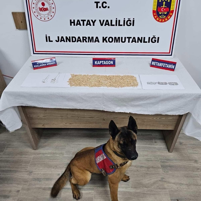 Hatay'da evinde 2 bin 50 uyuşturucu hap bulunan şüpheli gözaltına alındı