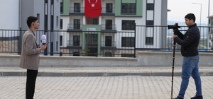 Ulusal ve uluslararası medya mensupları Kahramanmaraş'ta deprem bölgesi hak...