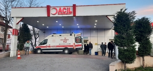 Gölcük'te yüksekten düşen inşaat işçisi yaralandı