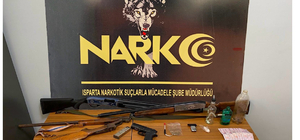 Isparta'da uyuşturucu operasyonunda 4 şüpheli tutuklandı