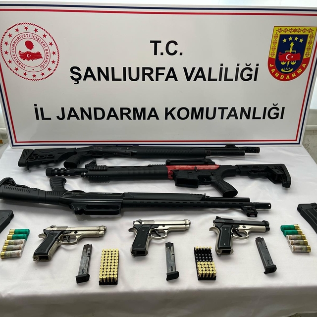 Şanlıurfa'da silah kaçakçılığı operasyonunda bir şüpheli yakalandı