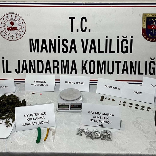 Salihli'deki uyuşturucu operasyonunda 1 kişi tutuklandı