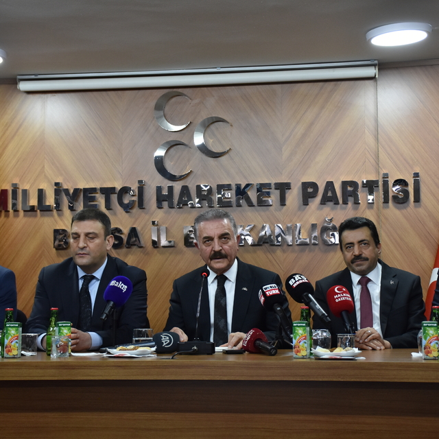 MHP Genel Sekreteri İsmet Büyükataman, Bursa'da konuştu: