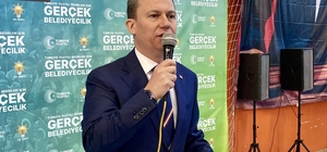 AK Parti'li Şahin, Kırşehir'de belediye başkan adayları tanıtım programında...