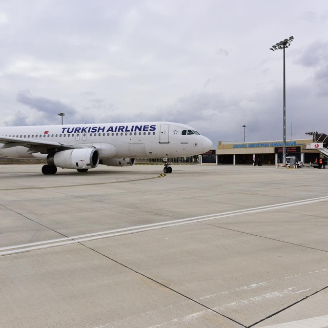 Amasya Merzifon Havalimanı ocak ayında 12 bin 842 yolcu ağırladı
