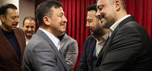 İzmir Büyükşehir Belediye Başkan adayı Dağ, Torbalı'da oda başkanlarıyla buluştu: