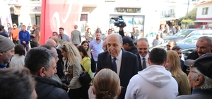 Muğla Büyükşehir Belediye Başkan adayı Ayaydın, Datça'da SKM açılışına katı...