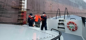 Antalya açıklarındaki gemide yaralanan kişi hastaneye kaldırıldı