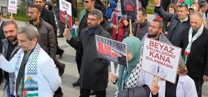  Siirt'te sağlık çalışanları Gazze için "sessiz yürüyüş" düzenledi