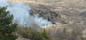 Karabük'te çıkan örtü yangını söndürüldü