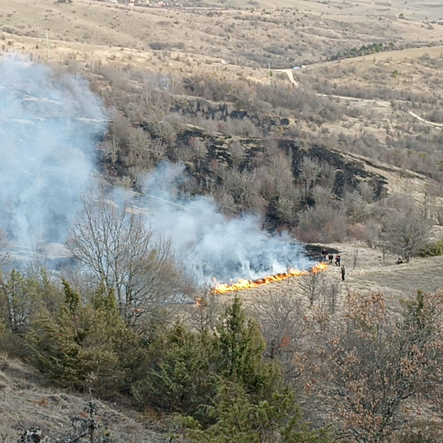 Karabük'te çıkan örtü yangını söndürüldü