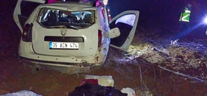Malatya'da şarampole devrilen otomobildeki 2 kişi yaralandı